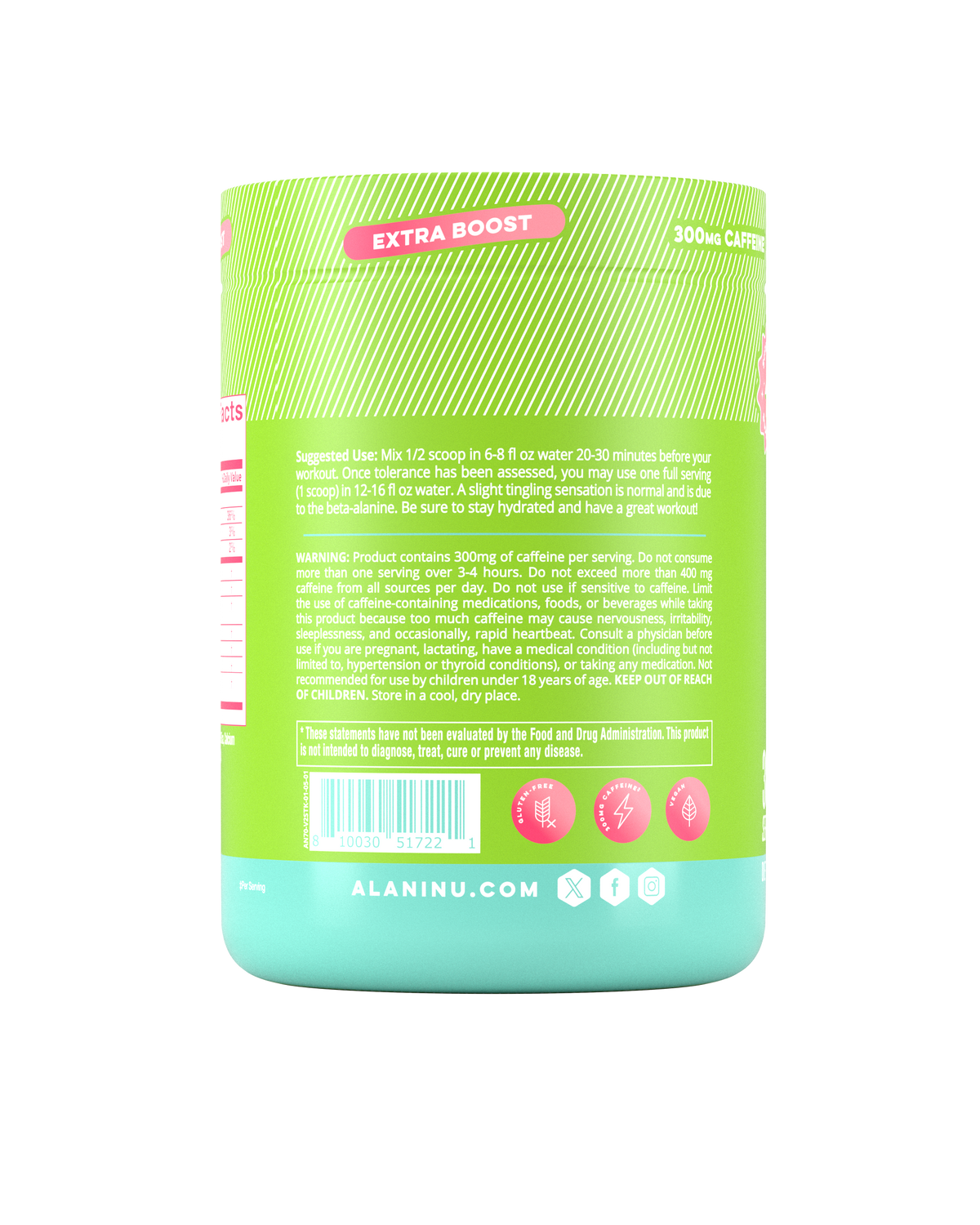 Kiwiberry Pre-Workout Plus, 30 Servings