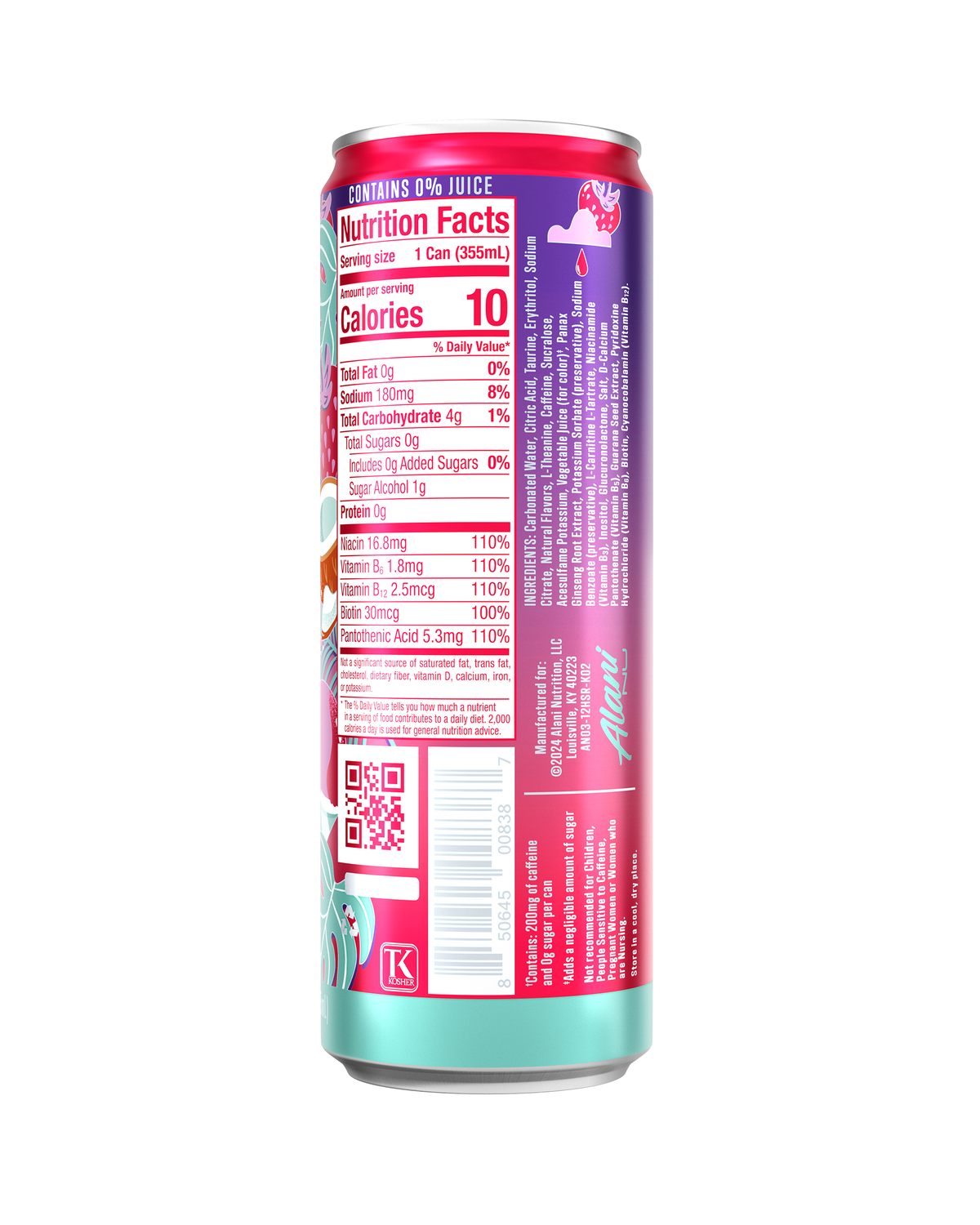 Hawaiian Shaved Ice Energy Drinks, 12 Pack