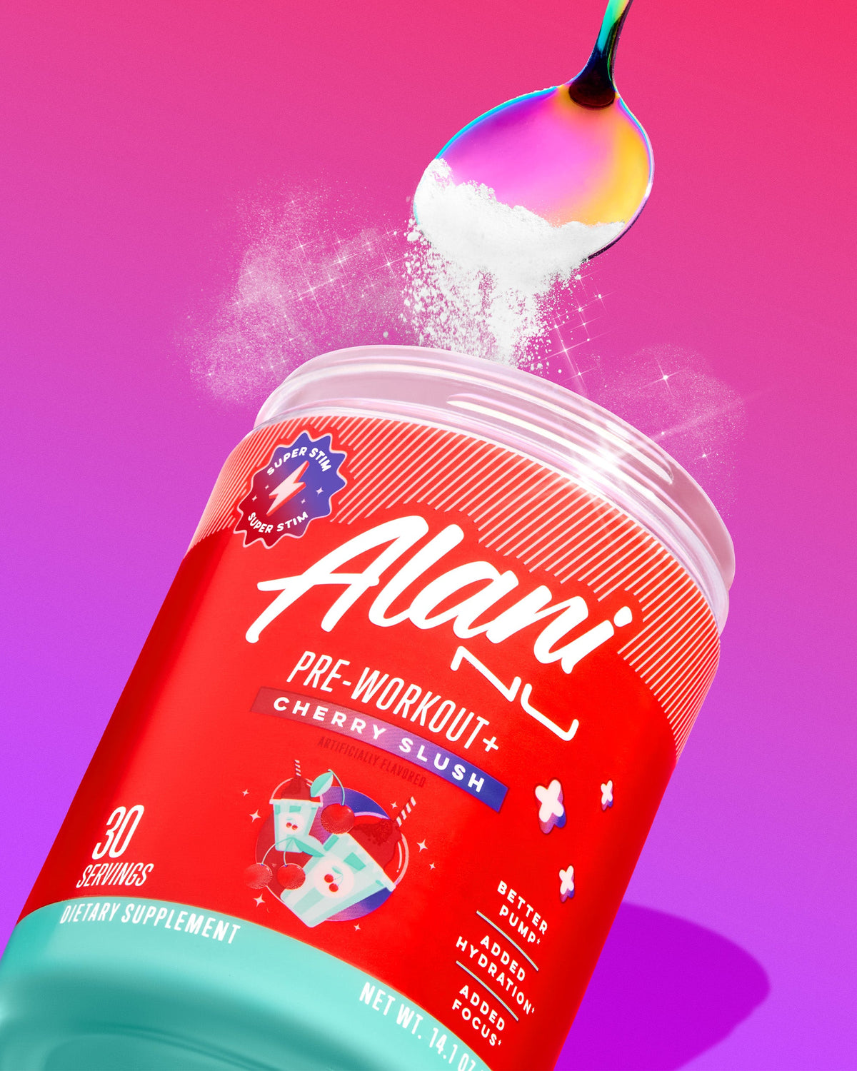Cherry Slush Pre-Workout Plus, 30 Servings