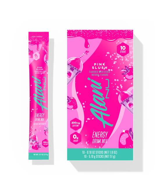 Pink Slush Energy Drink Sticks, 10 Pack