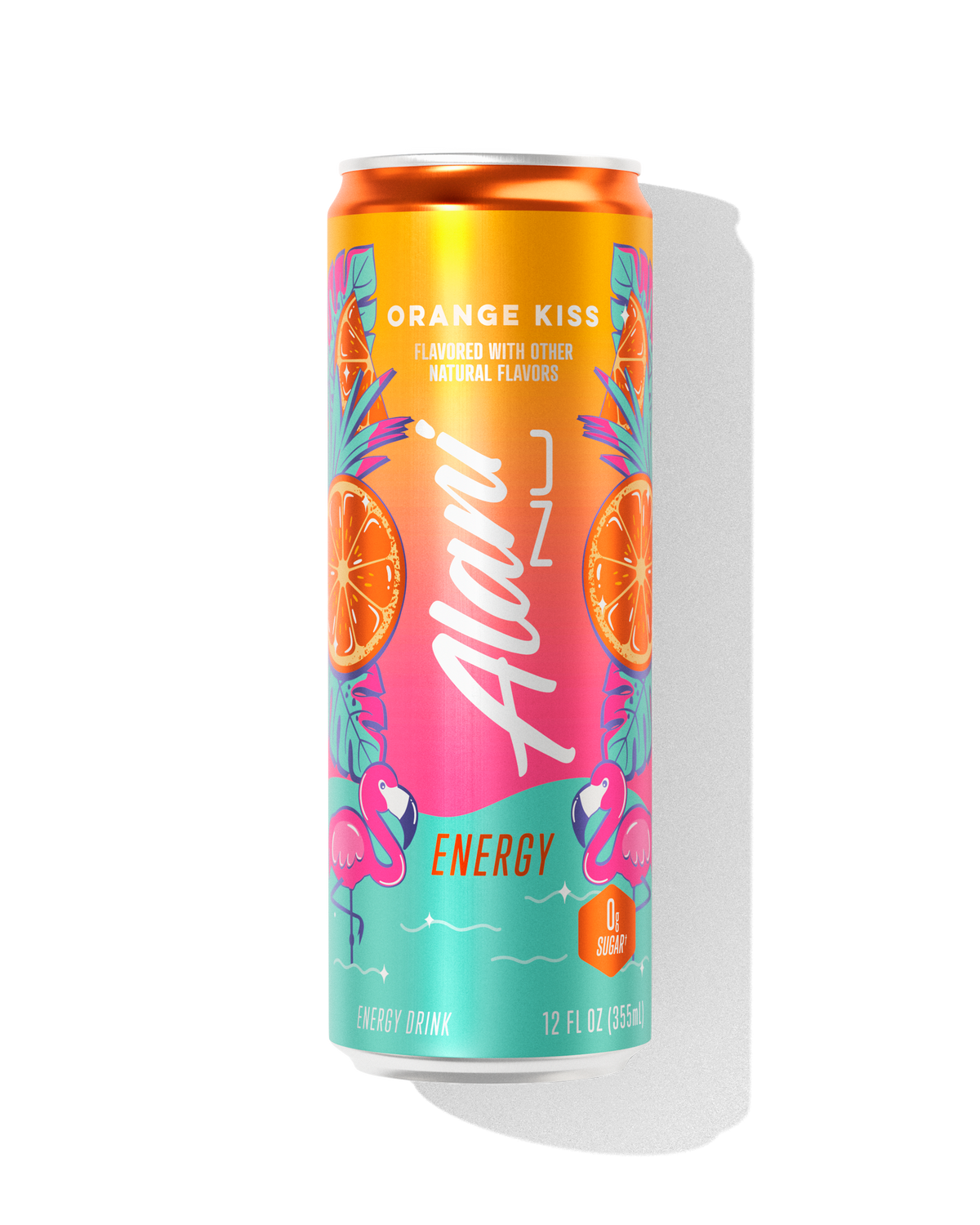 Orange Kiss Citrus Energy Drinks, 12 Pack