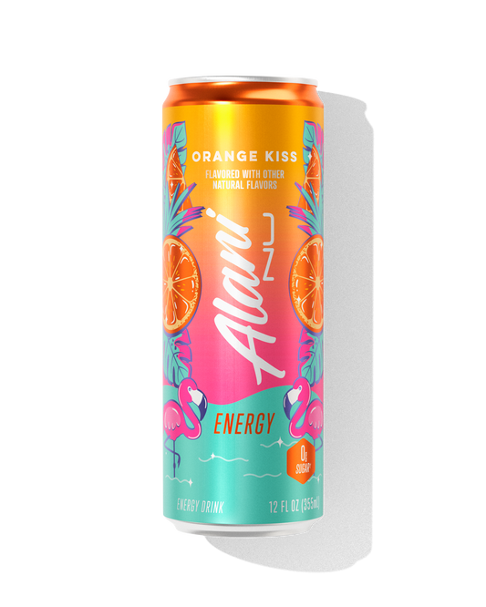 Orange Kiss Citrus Energy Drinks, 12 Pack