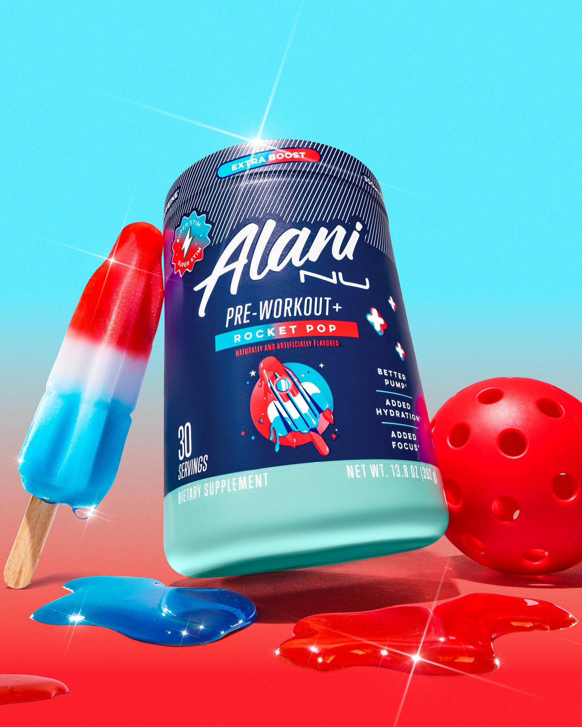 Rocket Pop Pre-Workout Plus, 30 Servings