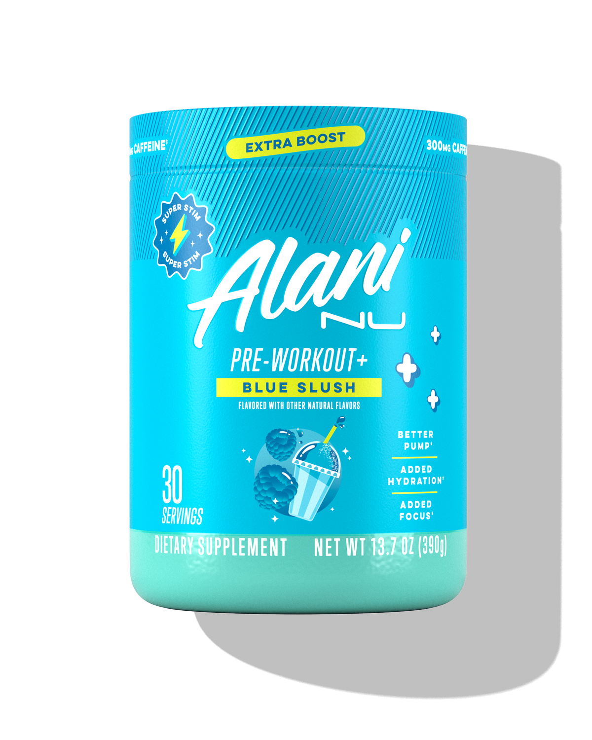 Blue Slush Pre-Workout+ Powder – 30 Servings