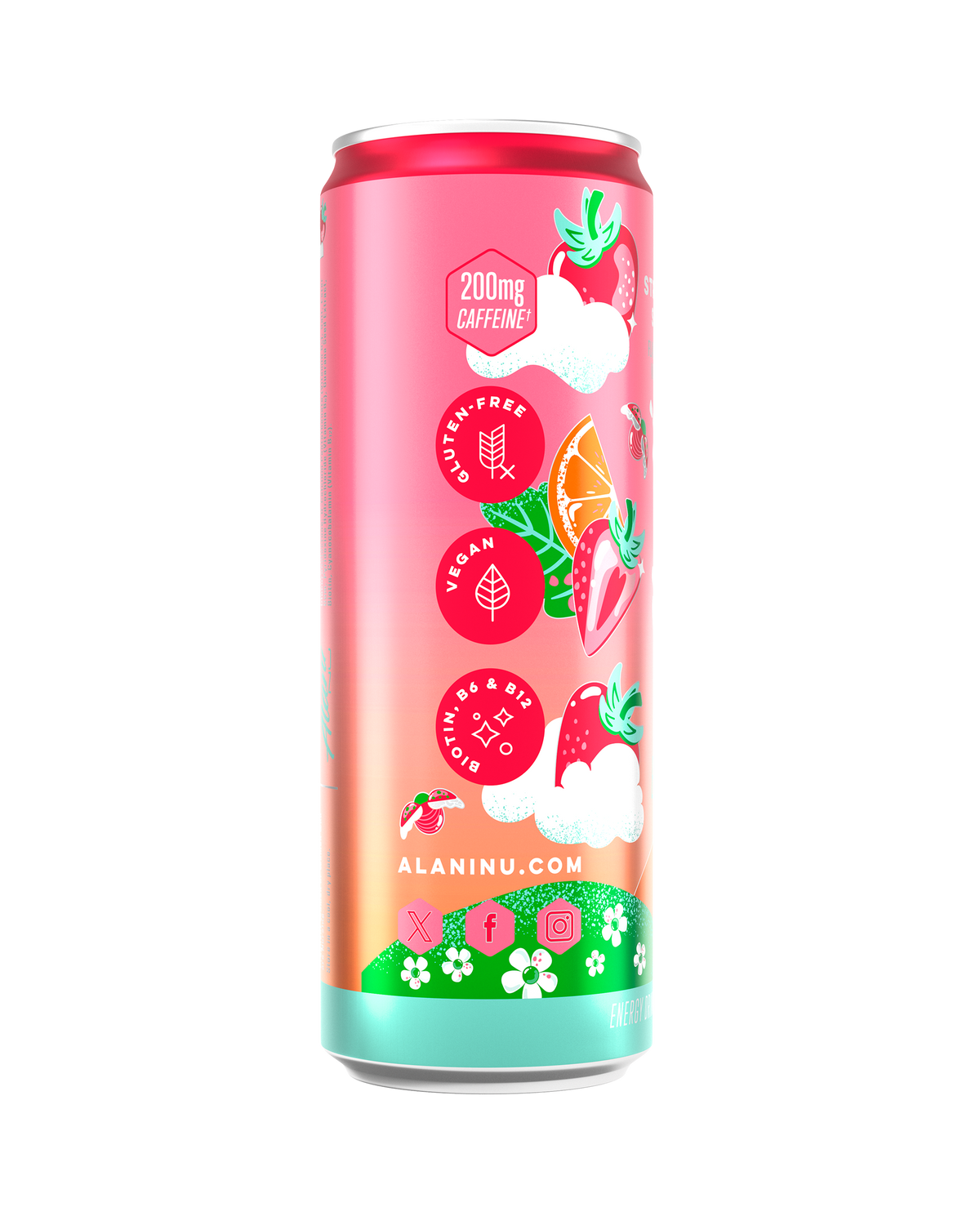 Strawberry Sunrise Energy Drink - 12 Pack