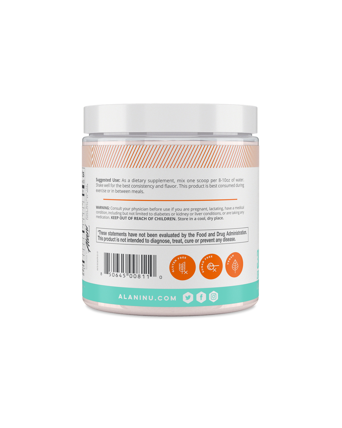 Sour Peach Rings BCAA Powder – 30 Servings