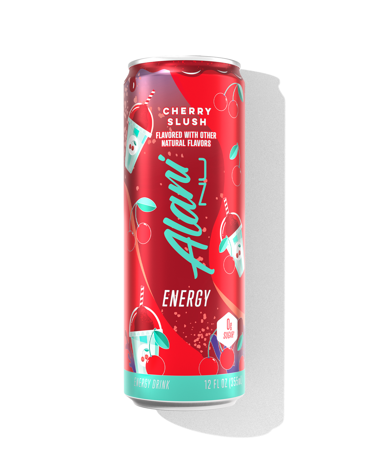 Cherry Slush Zero-Sugar Energy Drink – 12 Pack