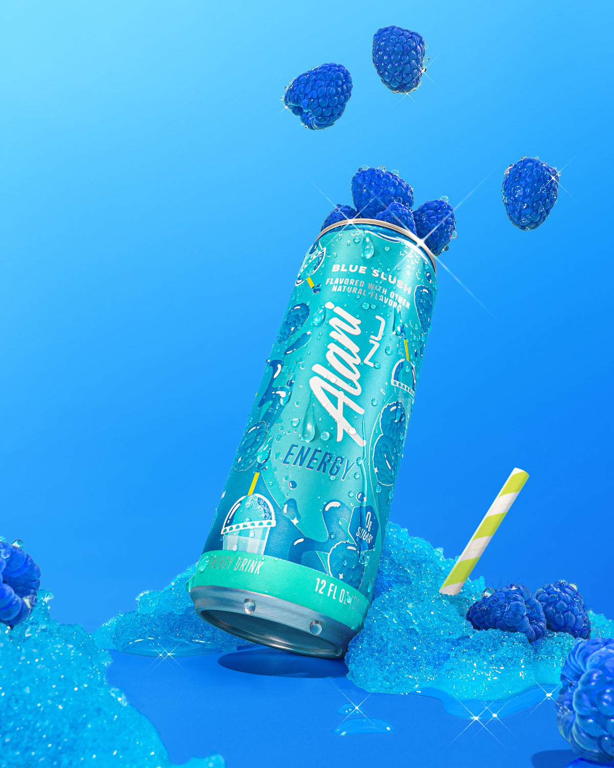 Blue Slush Energy Drink 12-Pack and Pre-Workout+ Bundle