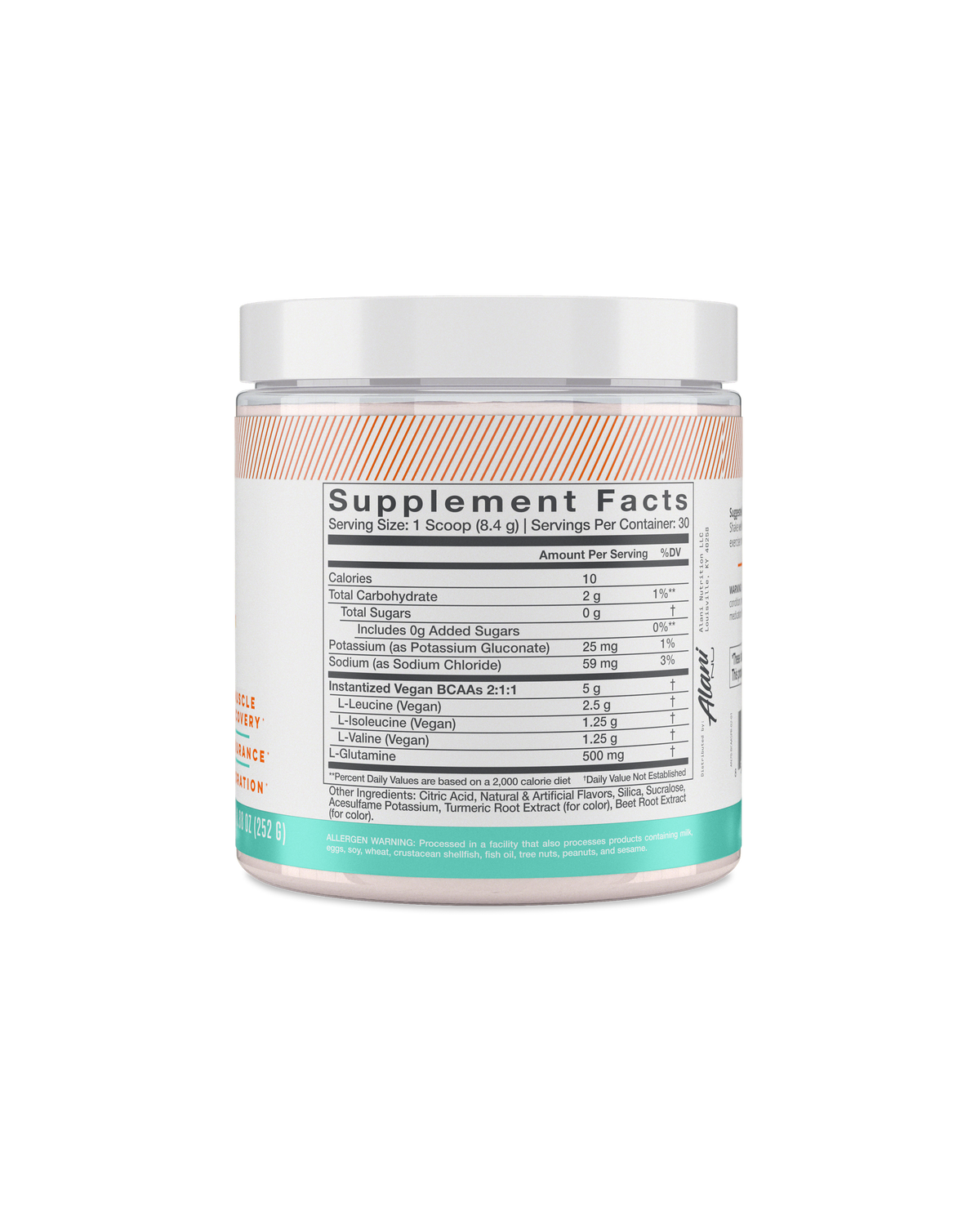 Sour Peach Rings BCAA Powder – 30 Servings