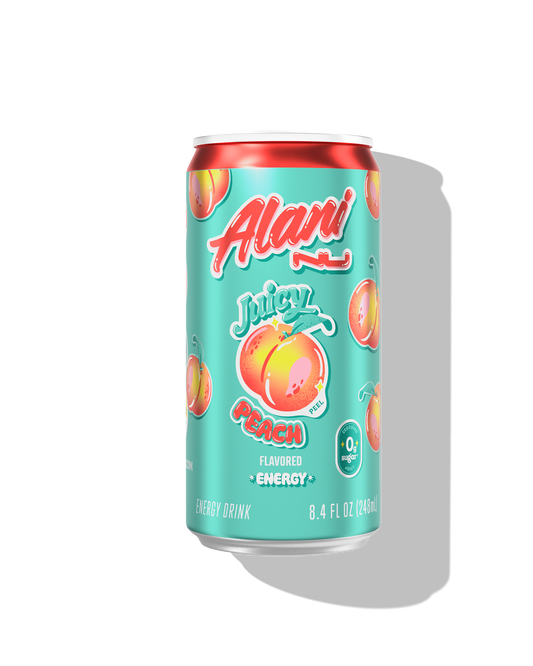 Juicy Peach Mini Energy Drinks, 24 Pack