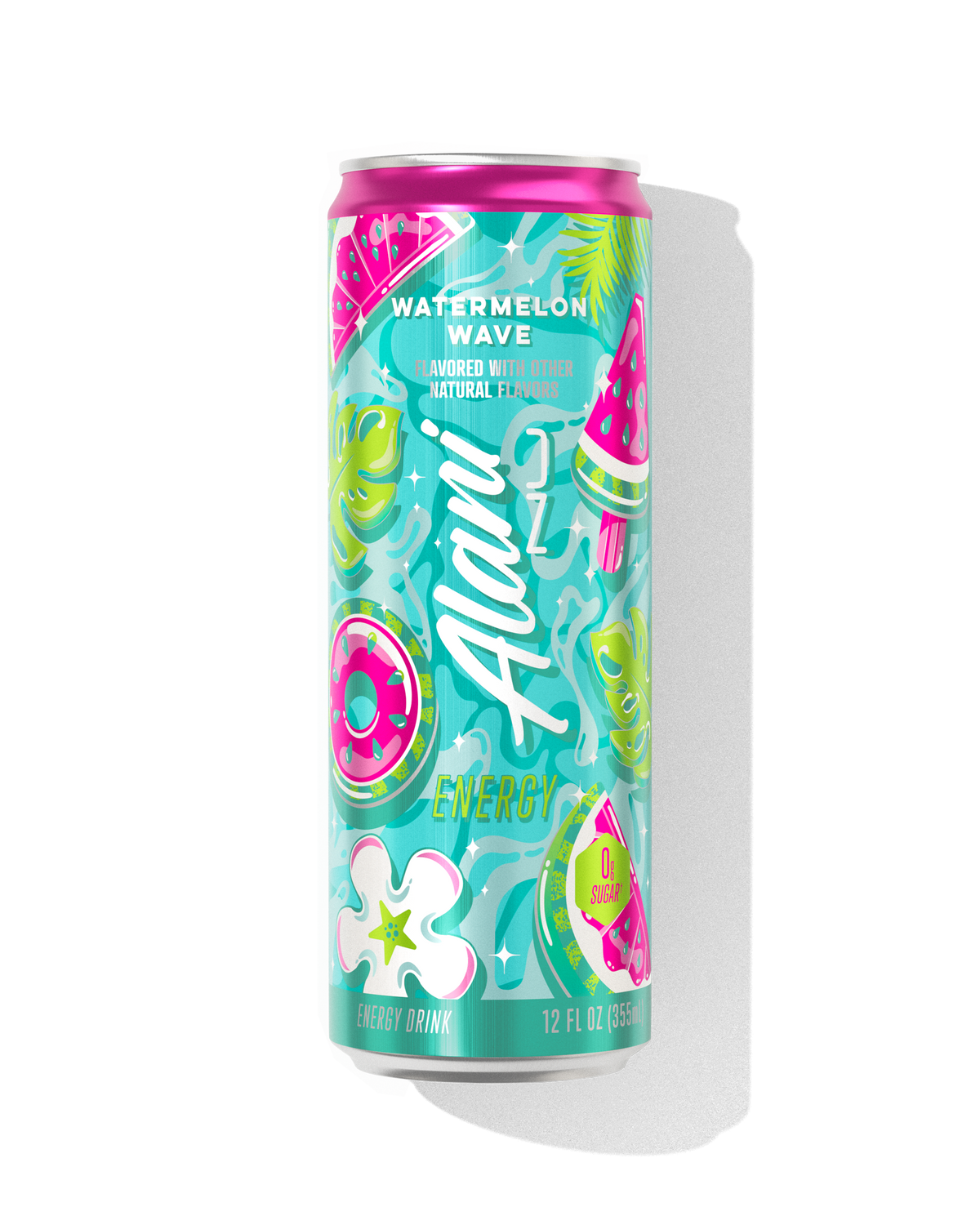 Watermelon Wave Energy Drinks, 12 Pack
