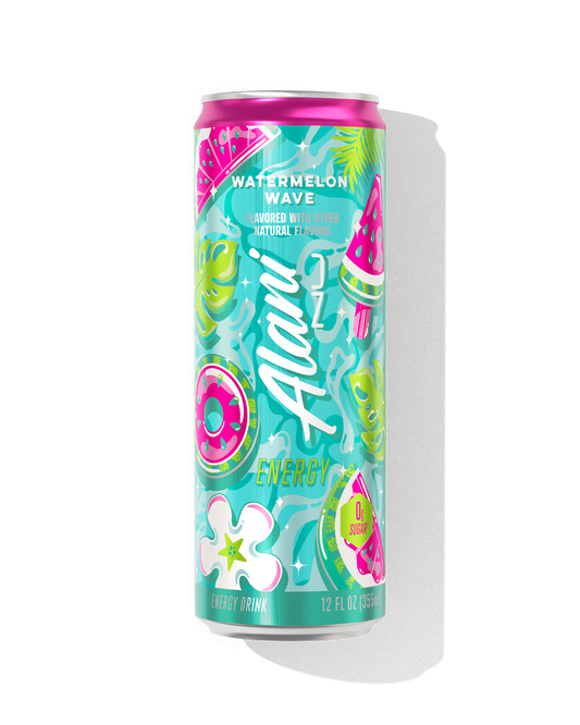 Watermelon Wave Energy Drinks, 12 Pack