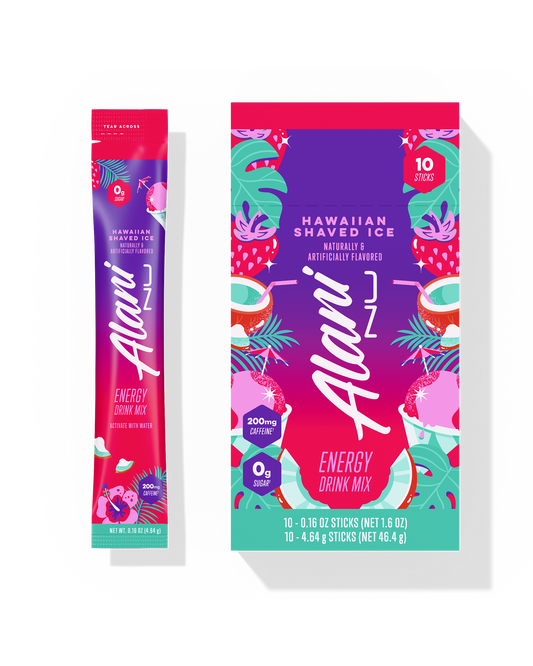 Hawaiian Shaved Ice Energy Sticks – 10 Pack