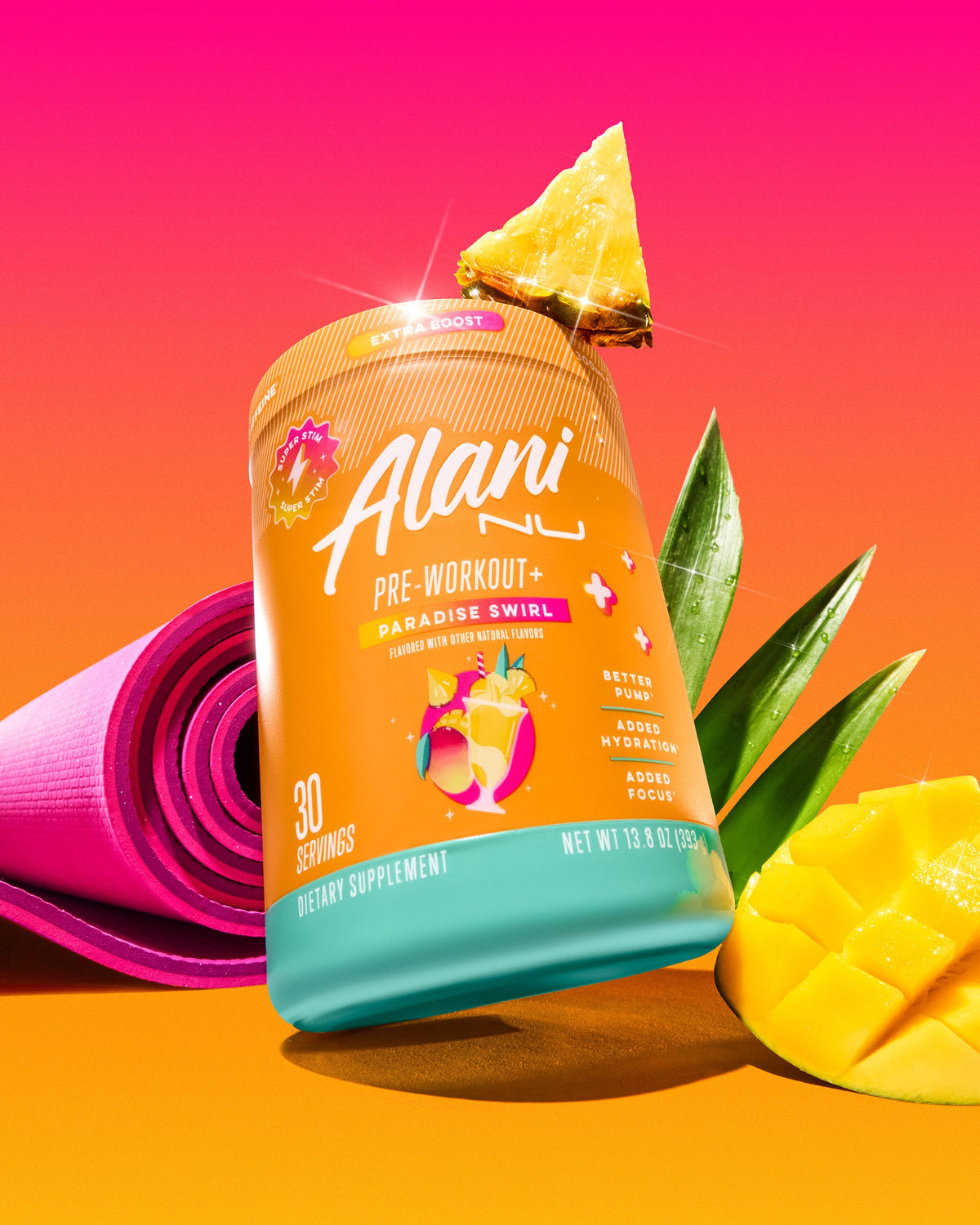 Paradise Swirl Pre-Workout Plus, 30 Servings