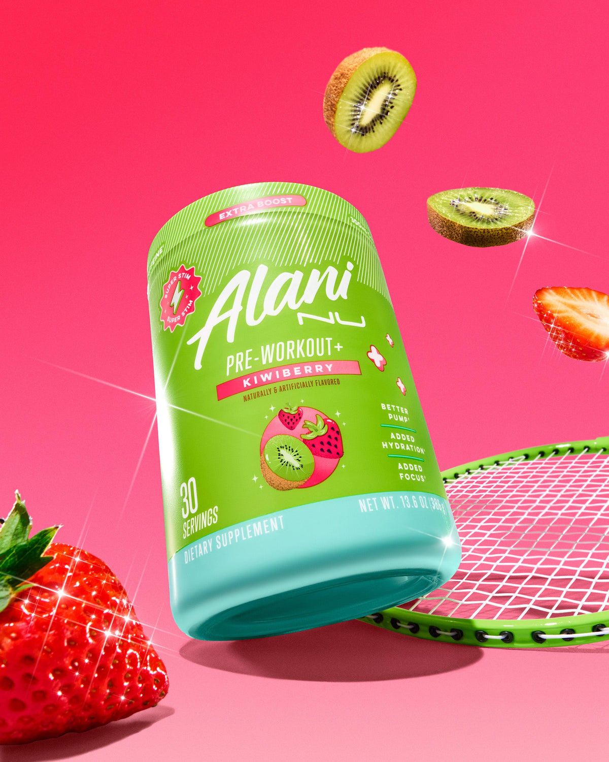 Kiwiberry Pre-Workout Plus, 30 Servings