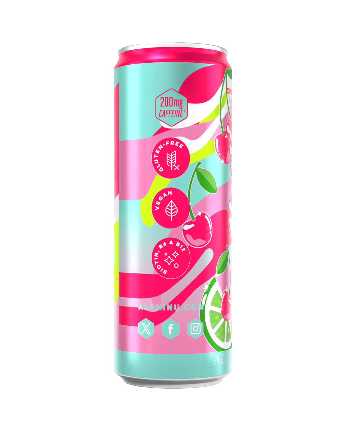 Cherry Twist Energy Drinks, 12 Pack