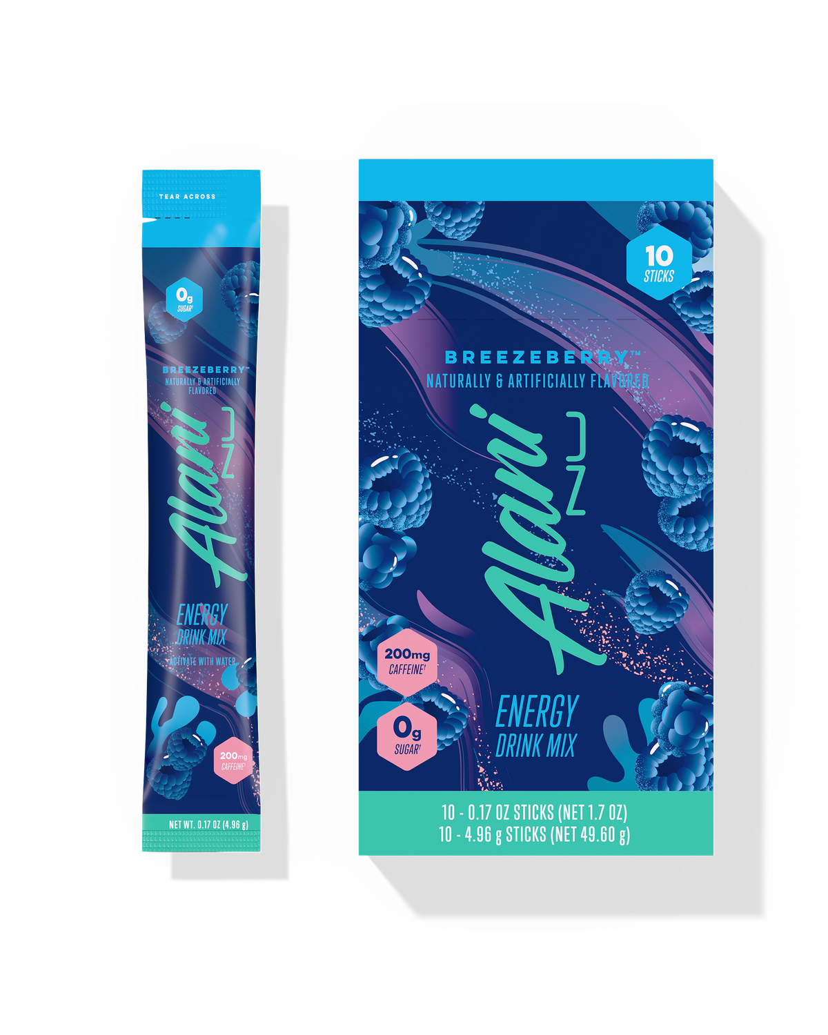 Breezeberry Powdered Energy Sticks – 10 Pack