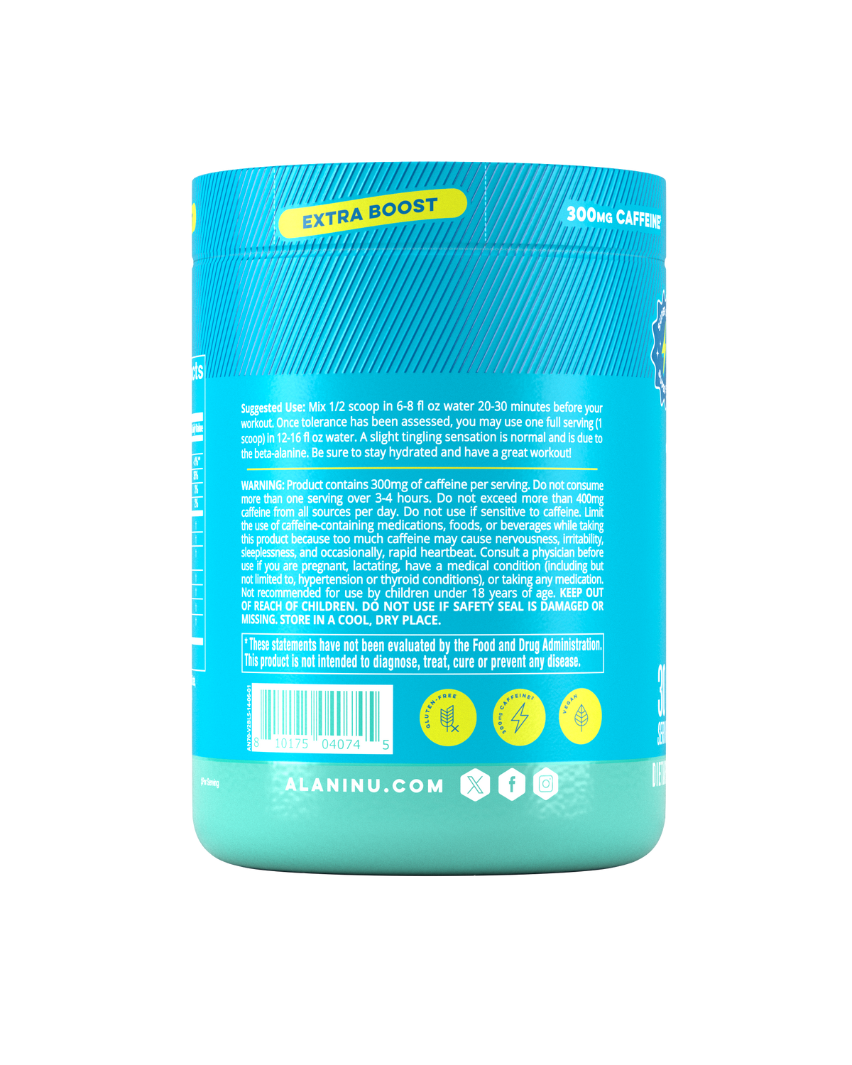 Blue Slush Pre-Workout+ Powder – 30 Servings