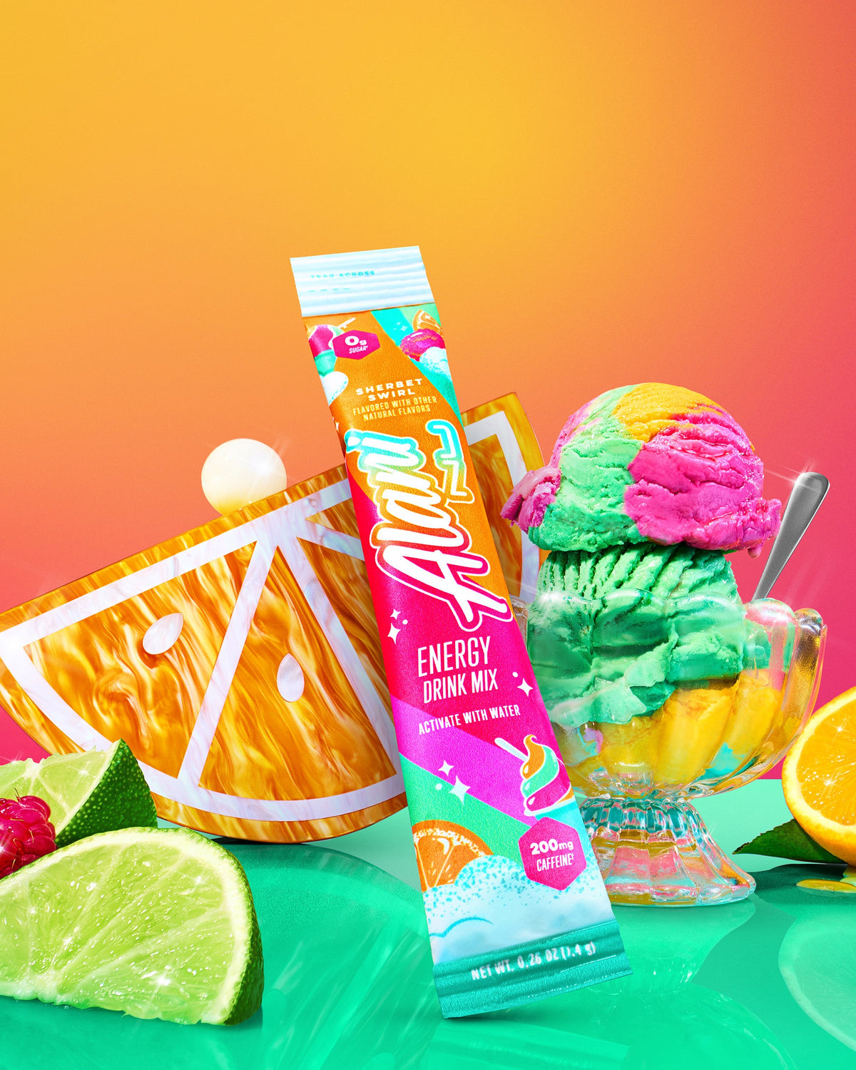 Sherbet Swirl Energy Sticks - 10 Pack