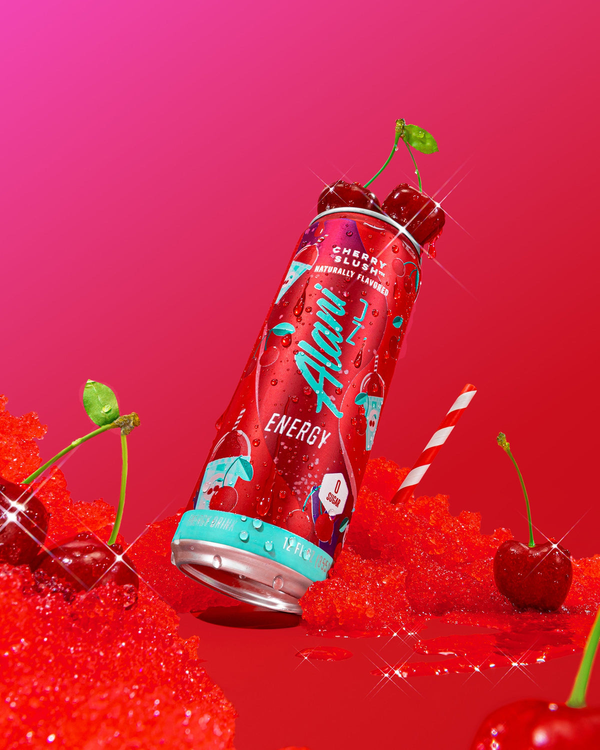Cherry Slush Zero-Sugar Energy Drink – 12 Pack