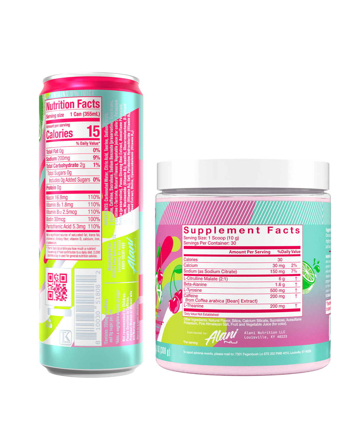 Cherry Twist Energy Drink and Pre-Workout Bundle