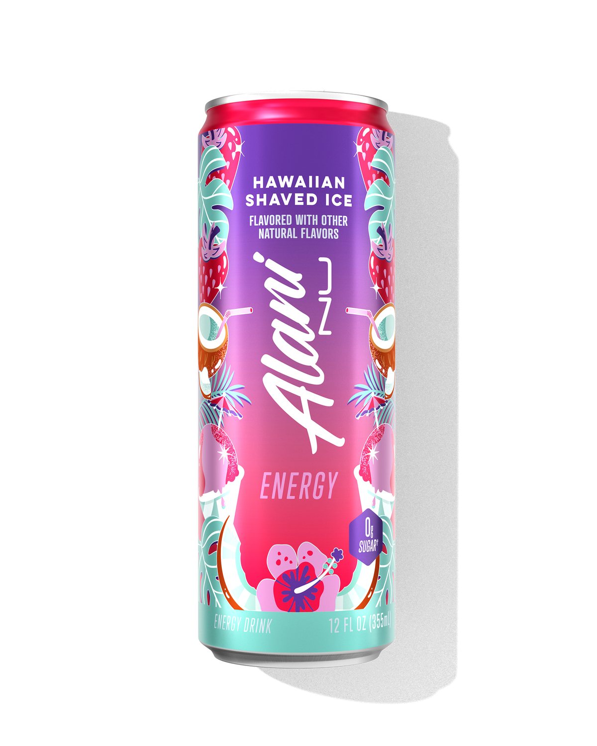 Hawaiian Shaved Ice Energy Drinks, 12 Pack