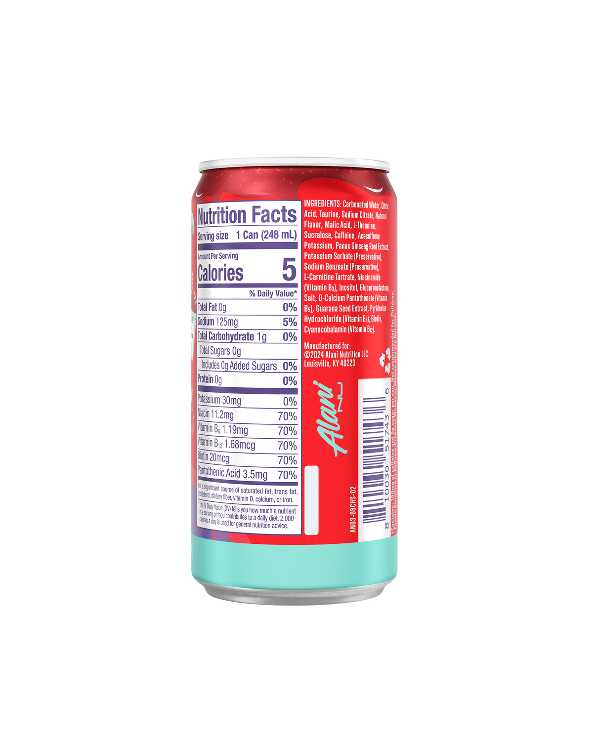 Cherry Slush Mini Energy Drinks, 24 Pack