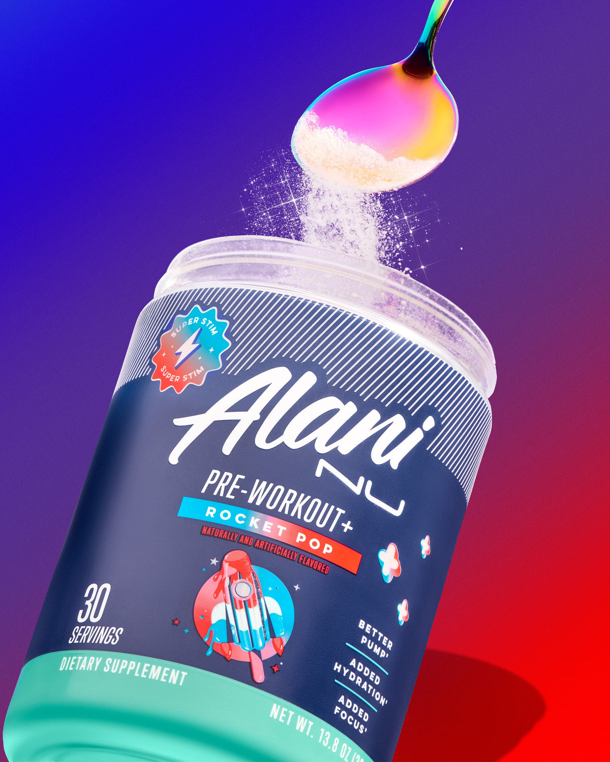 Rocket Pop Pre-Workout Plus, 30 Servings