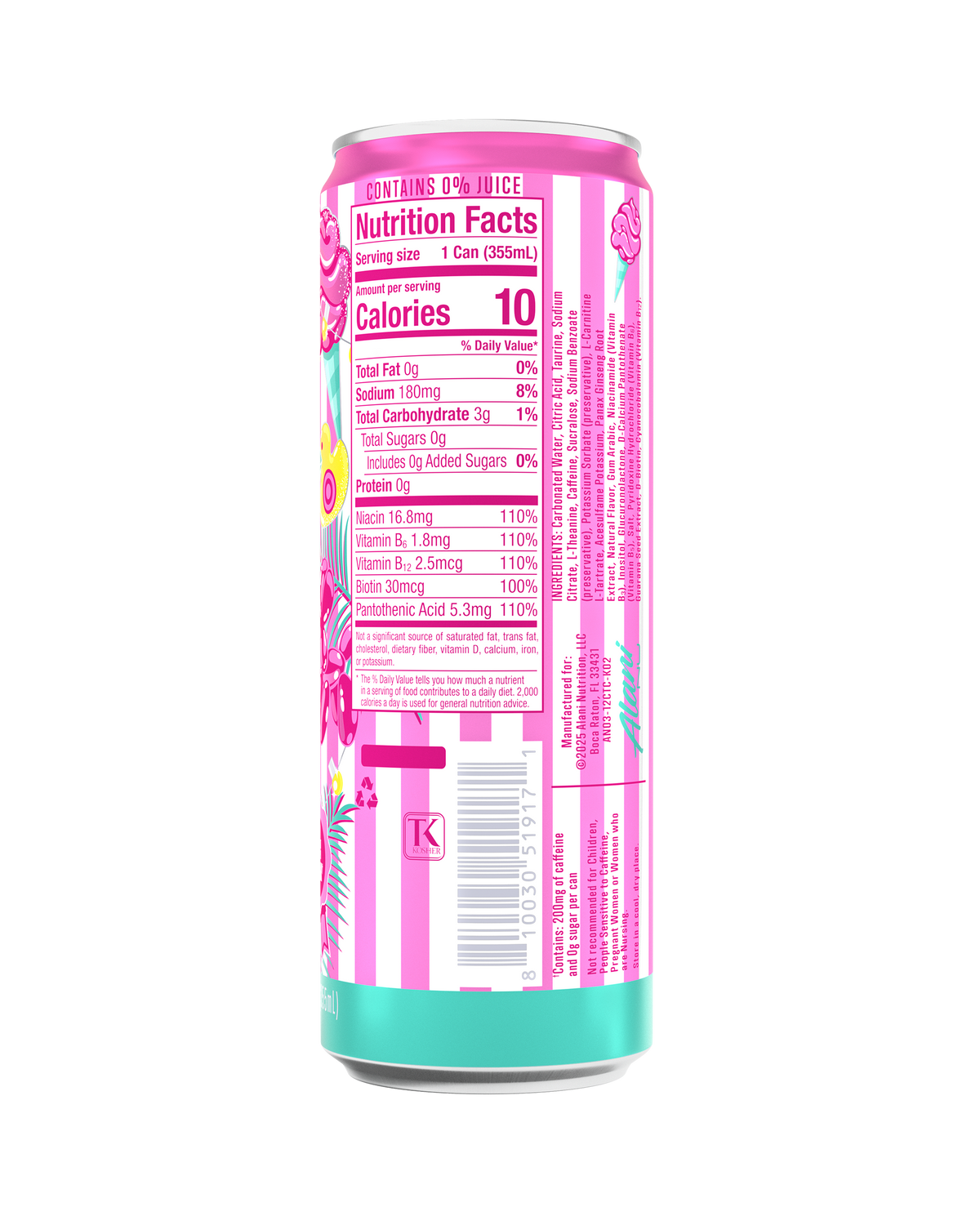 Cotton Candy Energy Drink - 12 Pack